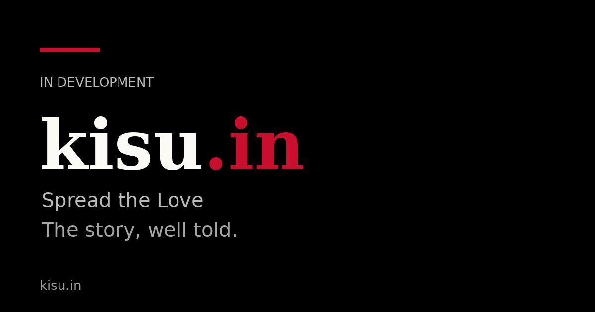 Link preview image for kisu.in
